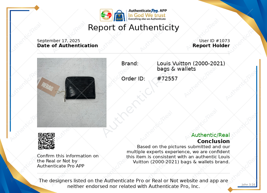 Wallet Luxury Designer By Louis Vuitton In Black, Size:Small