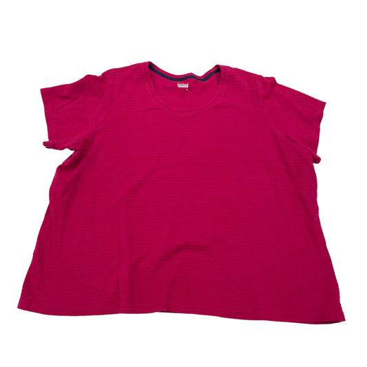 PINK BASIC EDITIONS TOP SS BASIC, Size 3X