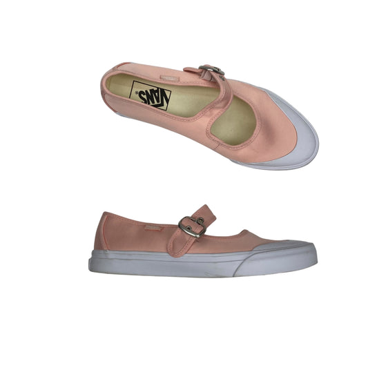 Shoes Flats By Vans In Pink, Size:9