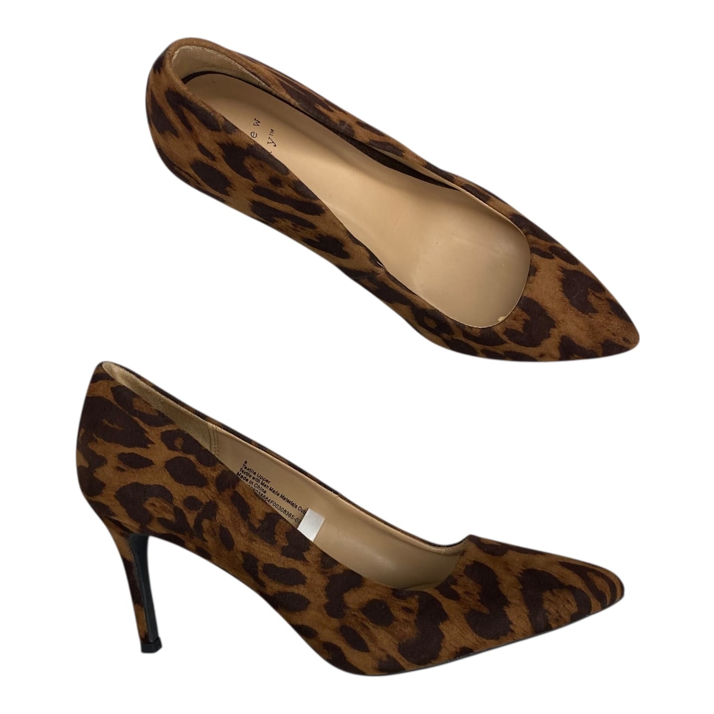 Shoes Heels Stiletto By A New Day In Leopard Print, Size:8