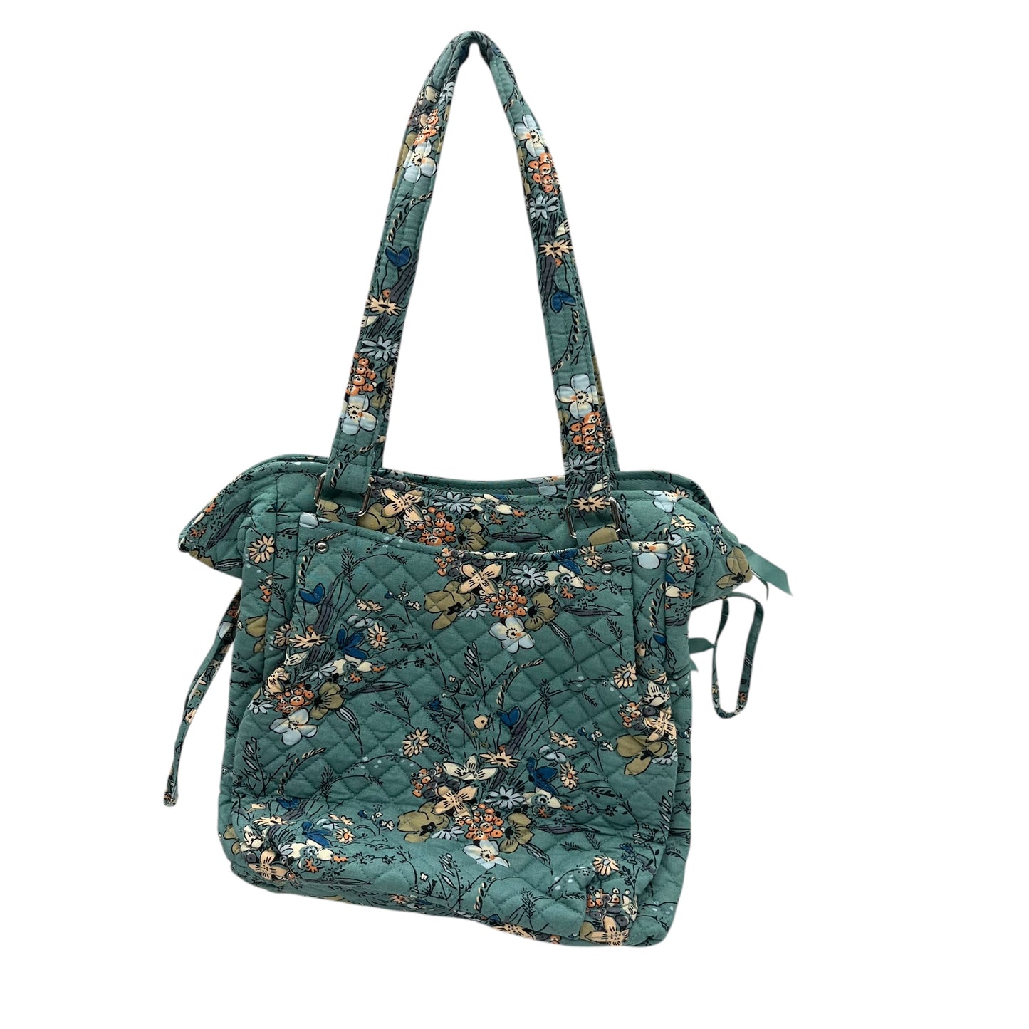 Handbag By Vera Bradley In Teal, Size:Medium