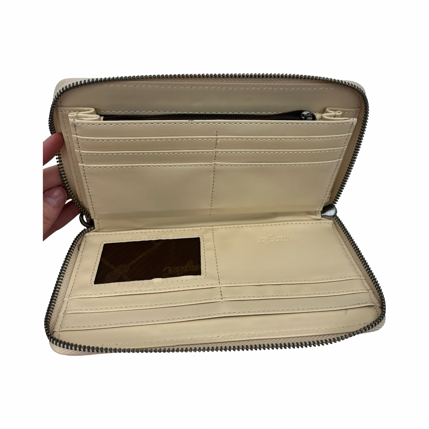 Wallet By Wrangler In Cream, Size:Large
