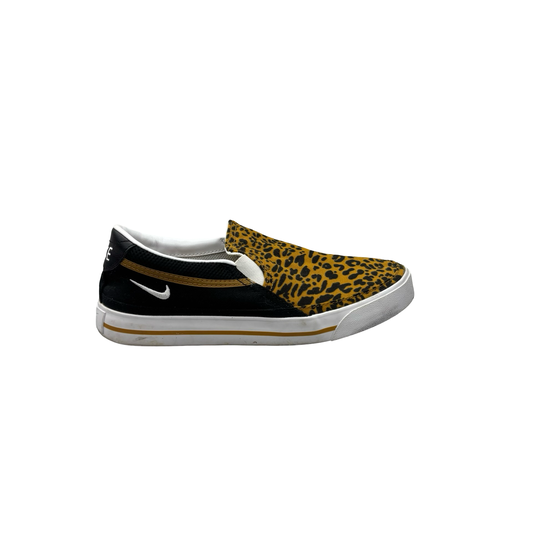 Shoes Flats By Nike In Animal Print, Size:7
