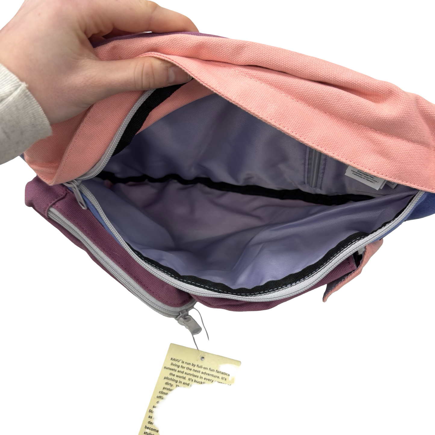 Backpack By Kavu In Pink & Purple, Size:Large