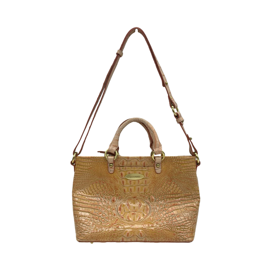 Handbag Designer By Brahmin In Orange, Size:Medium