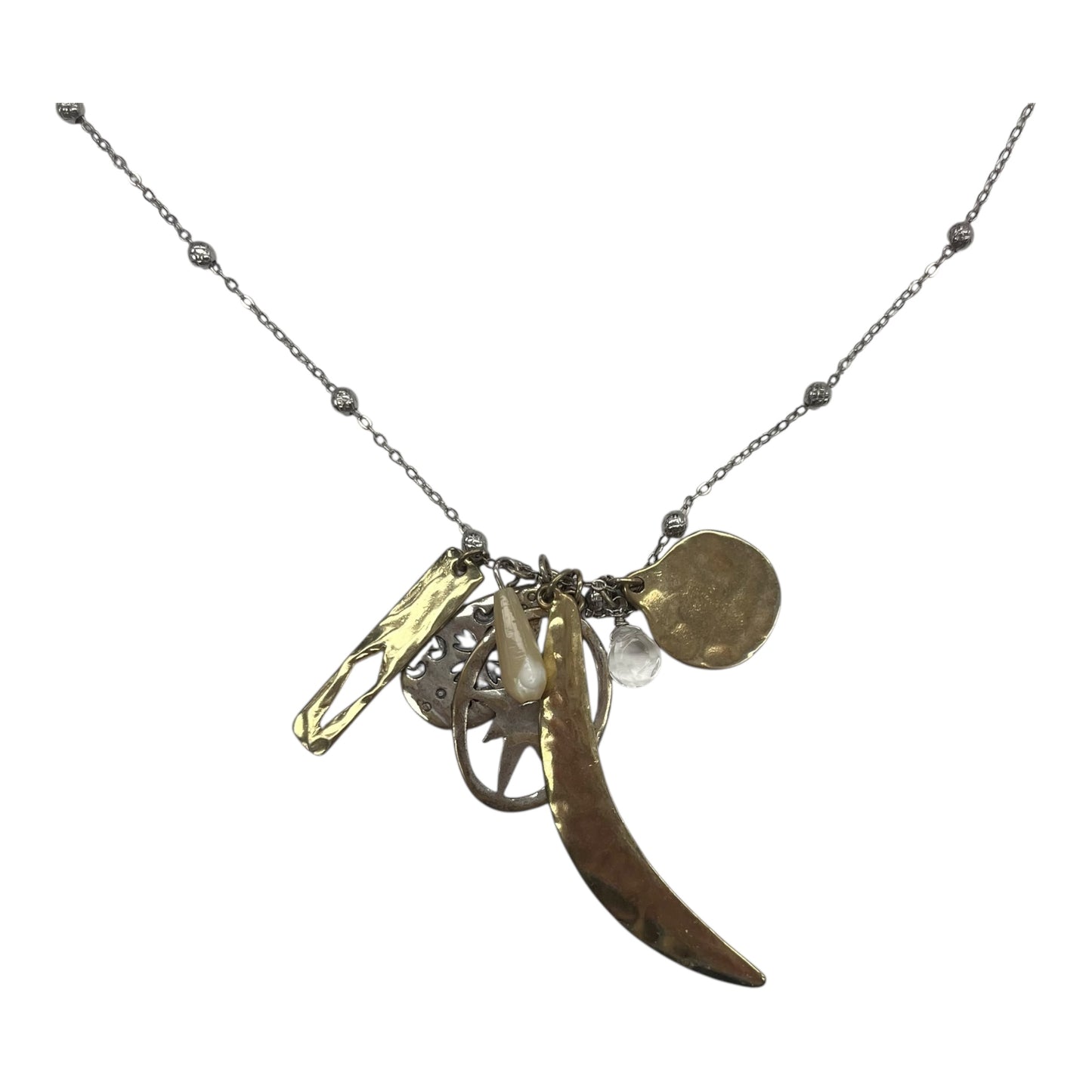 Necklace Charm By Clothes Mentor In Gold & Silver