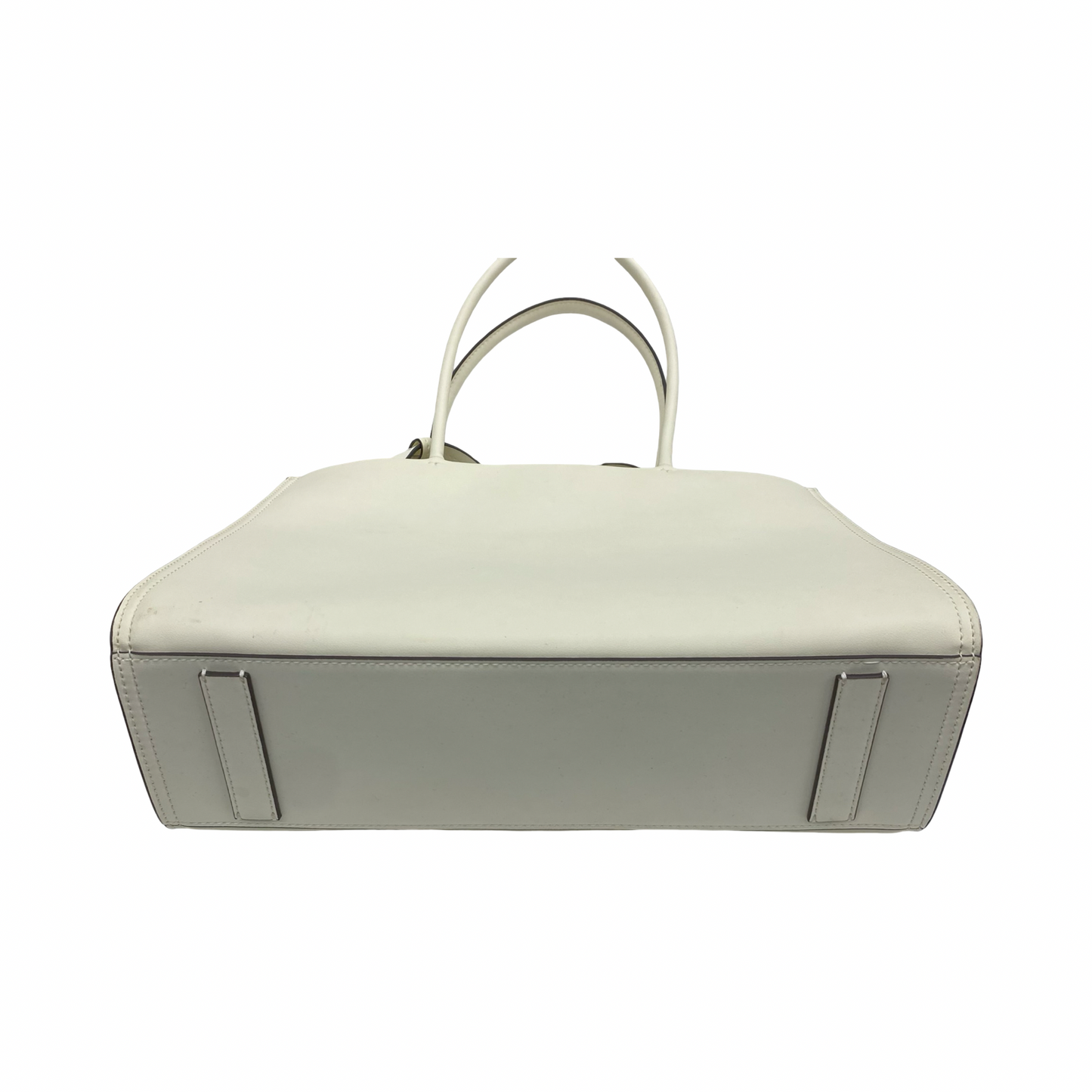 Handbag Designer By Tory Burch In Cream, Size:Medium