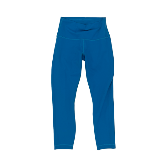 Athletic Leggings Capris By Lululemon In Blue, Size:6