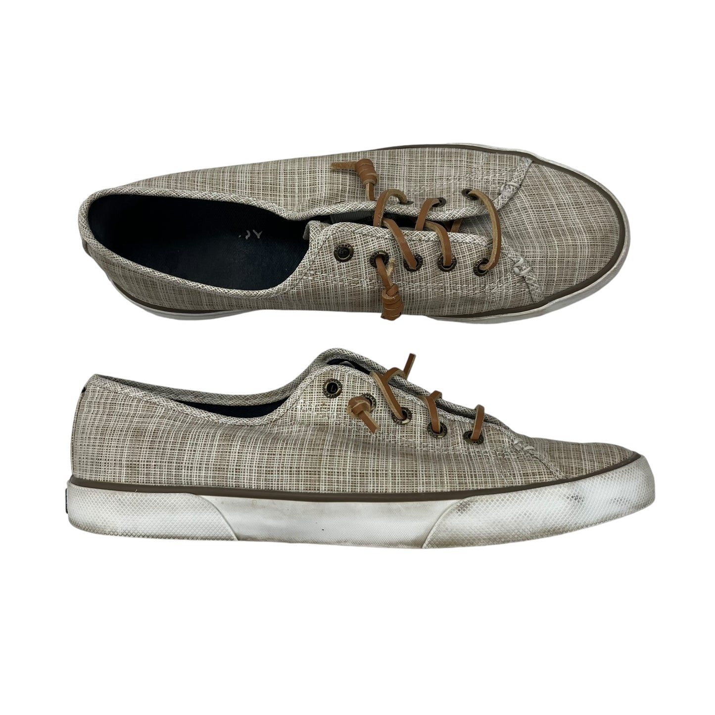 Shoes Sneakers By Sperry In Tan, Size:9