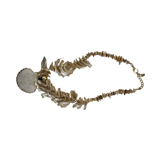 Necklace Statement By Clothes Mentor In Tan