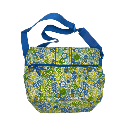 Crossbody By Vera Bradley In Blue & Green, Size:Large