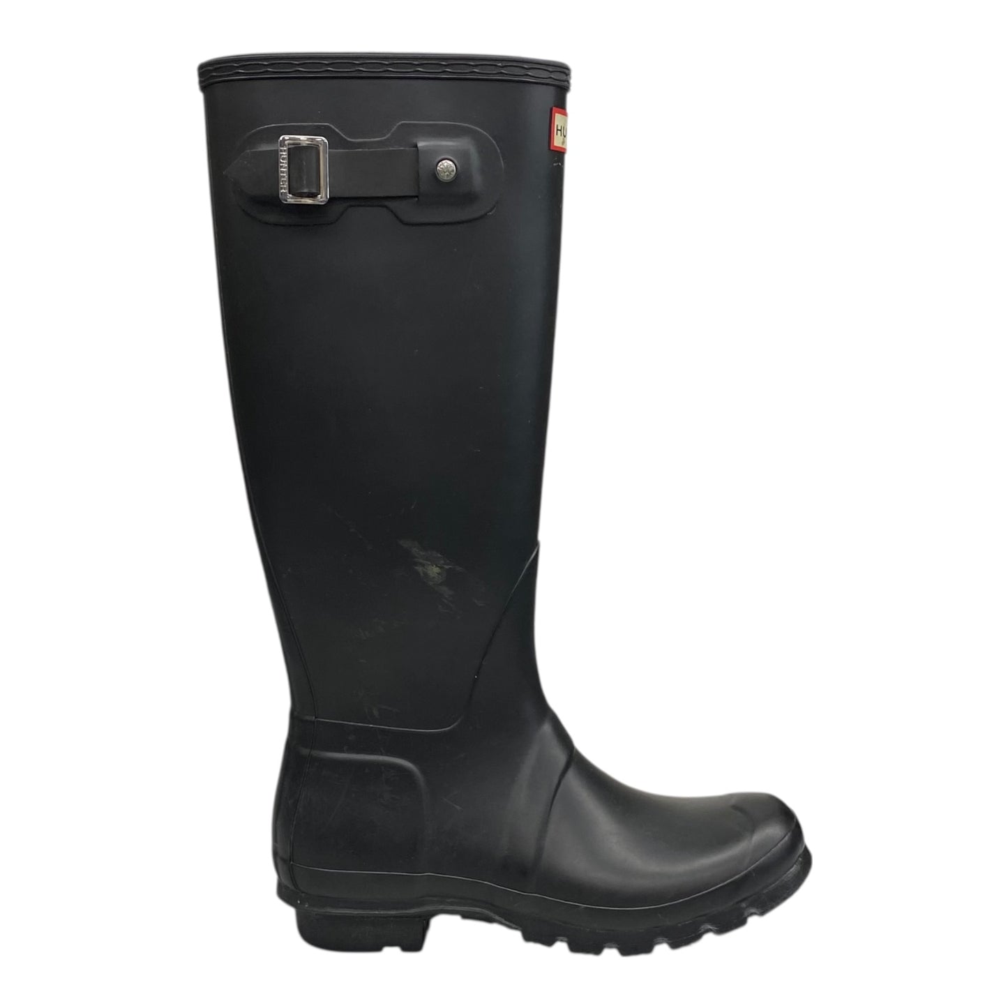 Boots Rain By Hunter In Black, Size:7