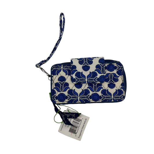 Wristlet By Vera Bradley In Blue & Cream, Size:Small