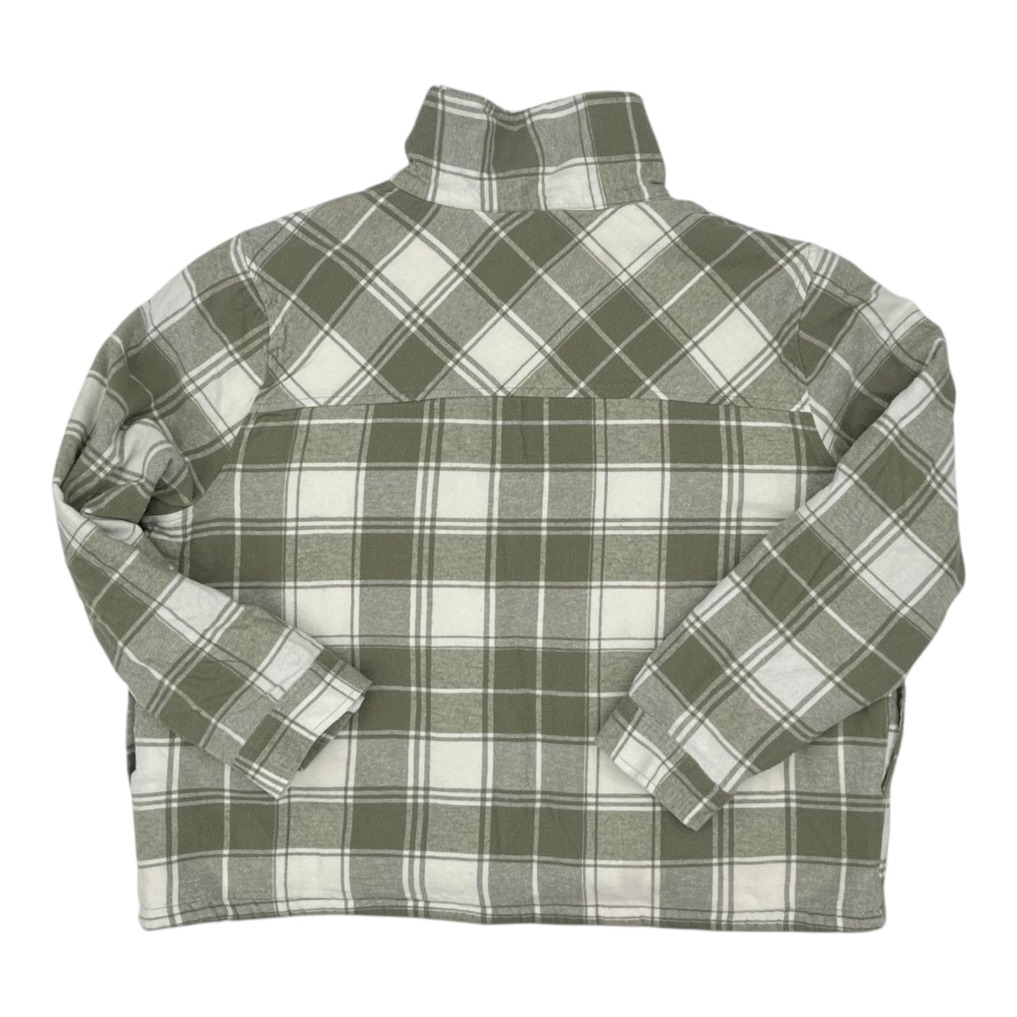 Jacket Shirt By Lucky Brand In Green, Size:Xl