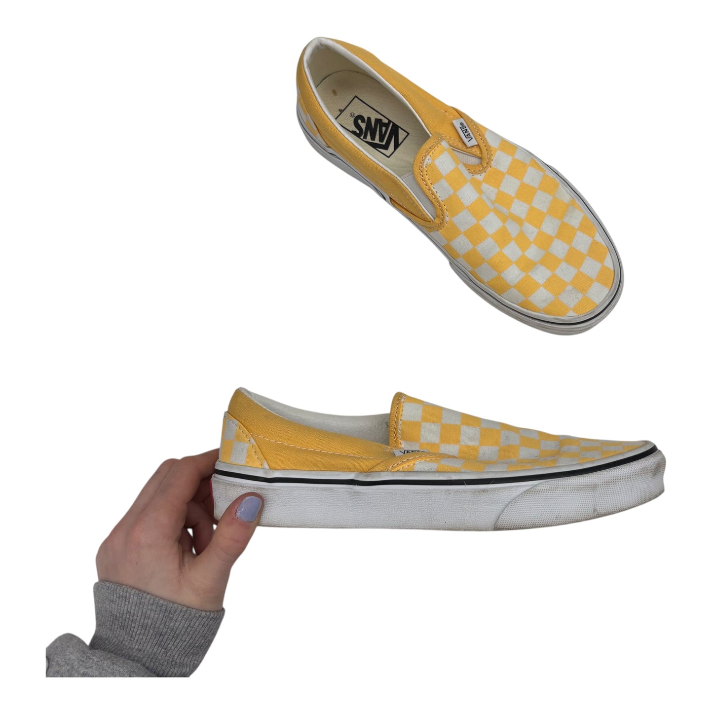 Shoes Sneakers By Vans In Yellow, Size:8