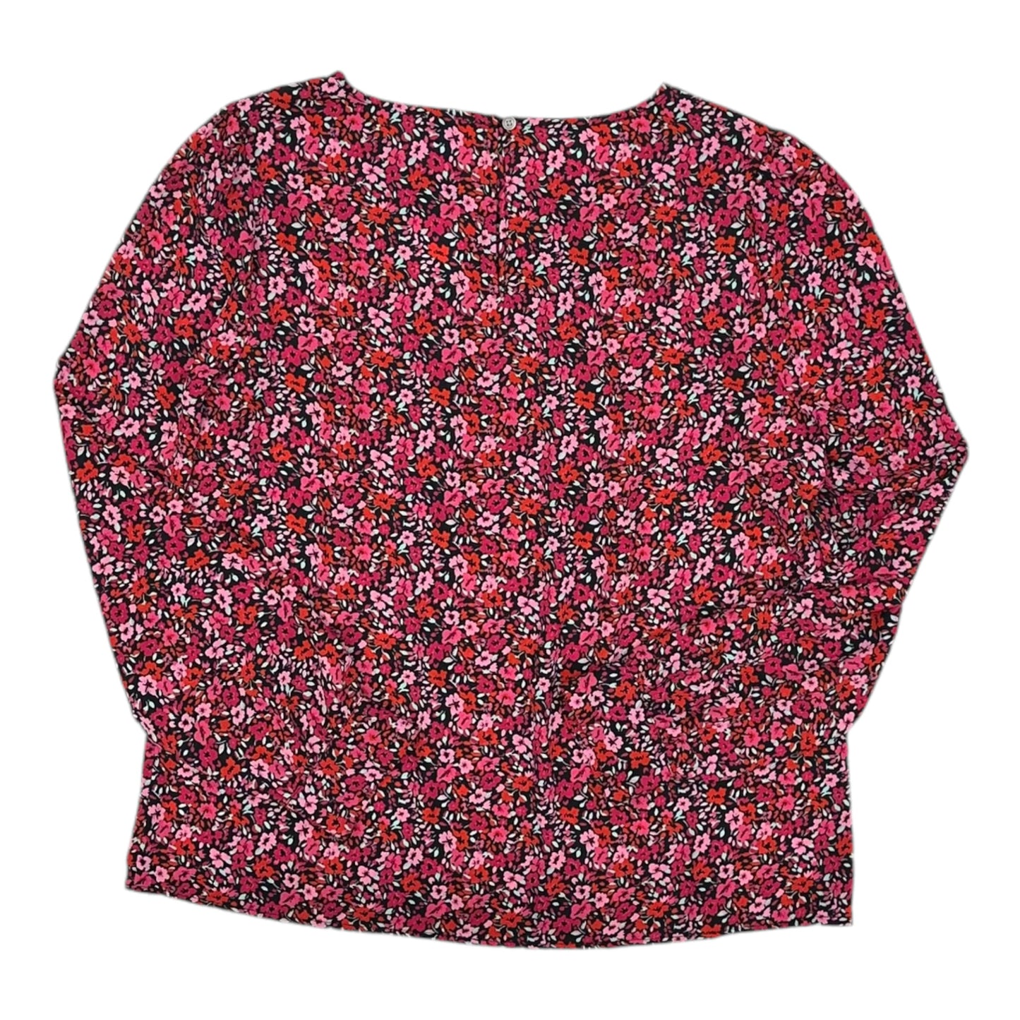 Blouse Ls By J. Crew In Floral Print, Size:M