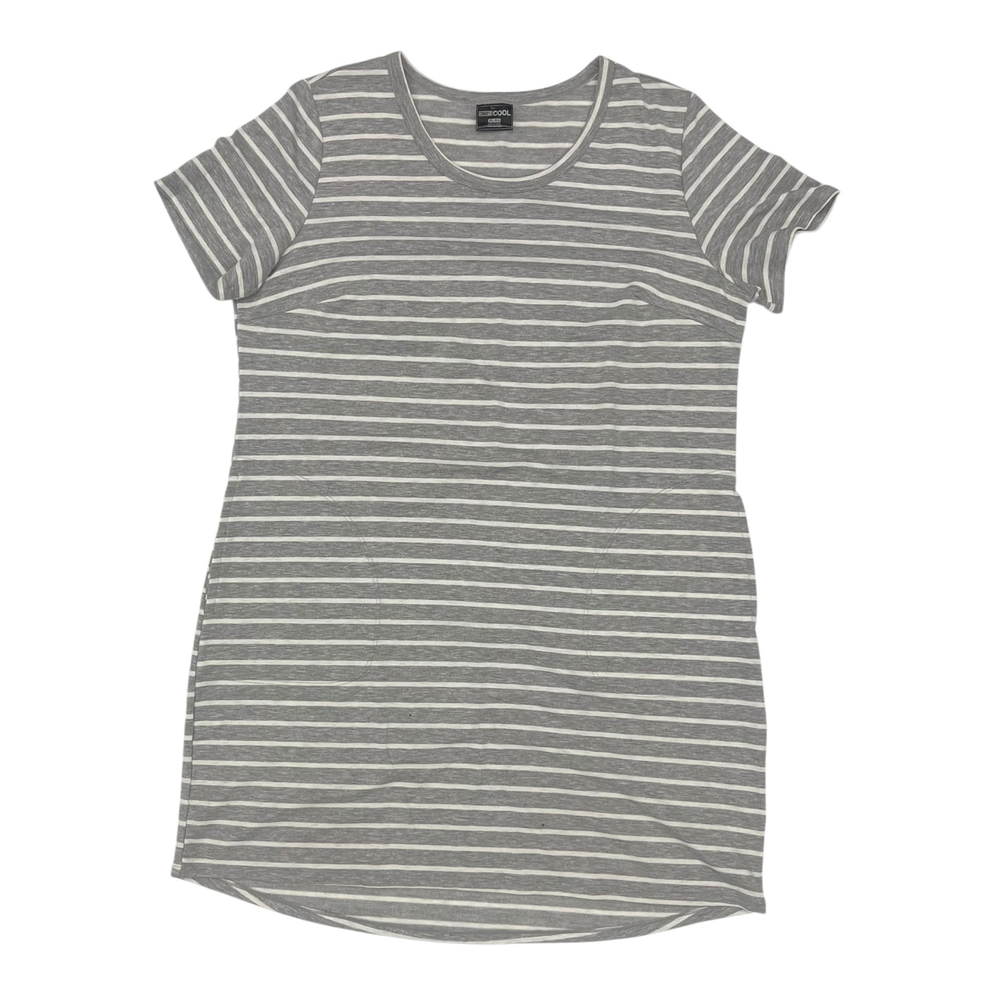 Athletic Dress By 32 Degrees In Grey & White, Size:Xl