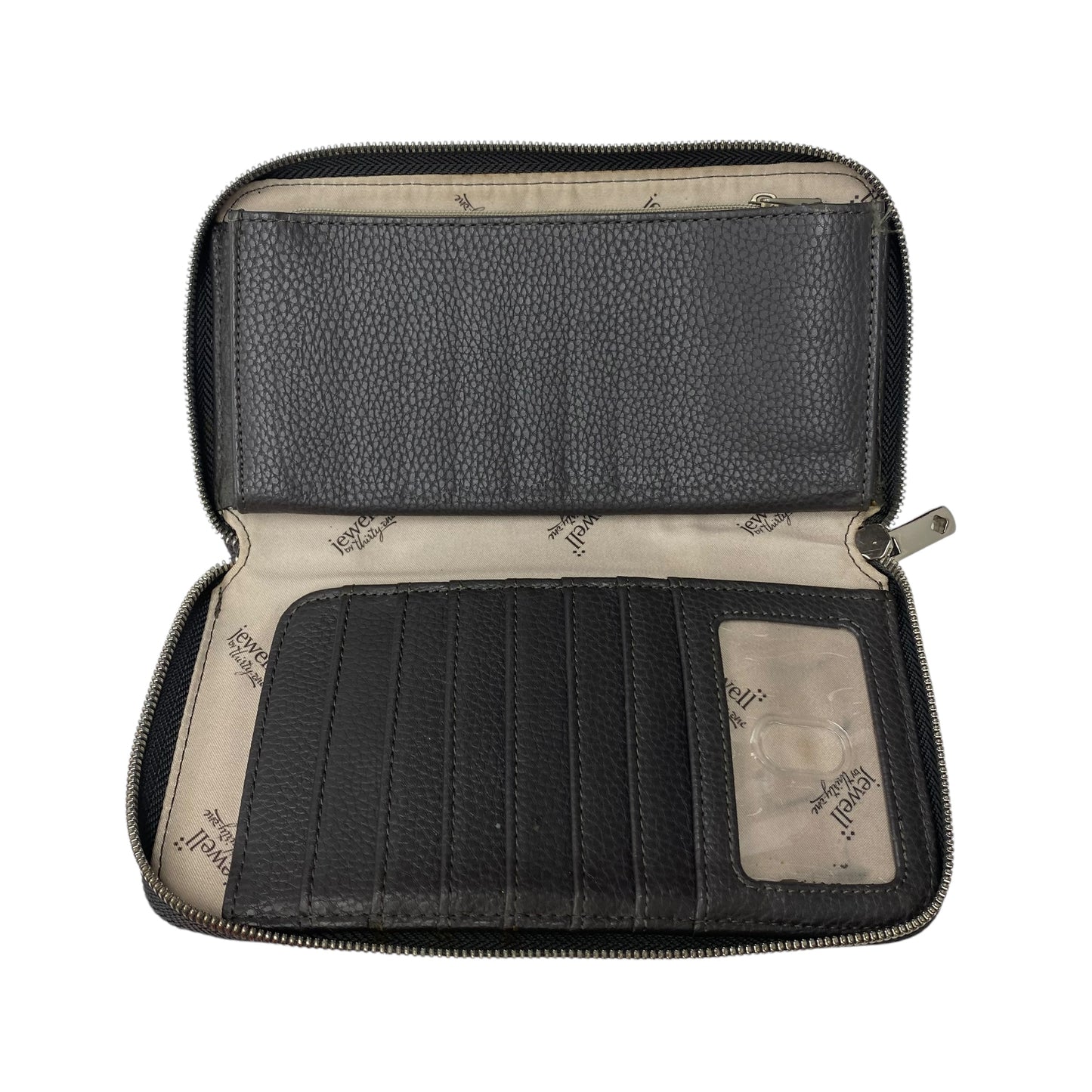 Wallet By Jewell In Grey, Size:Large