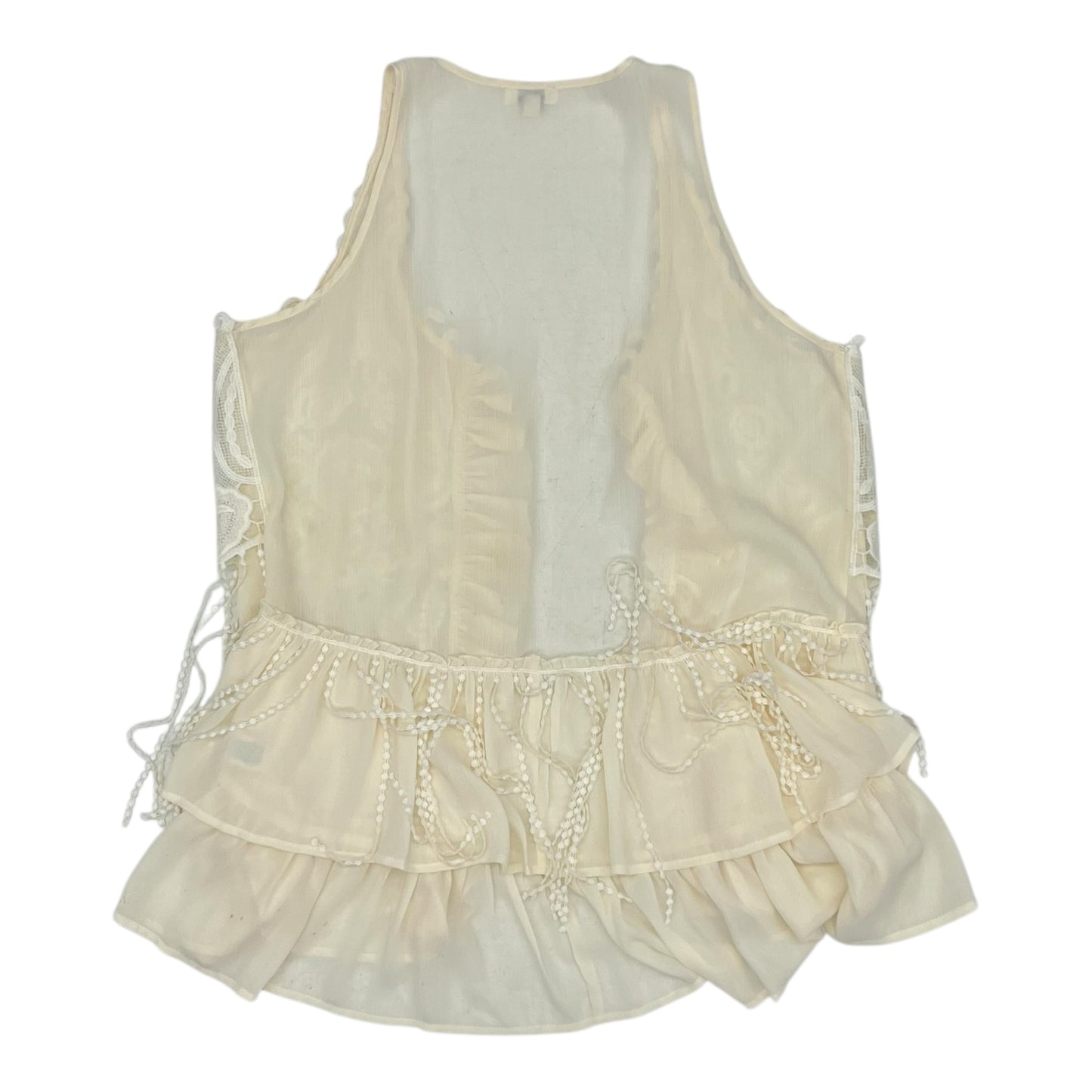 Cardigan By Umgee In Cream, Size:L