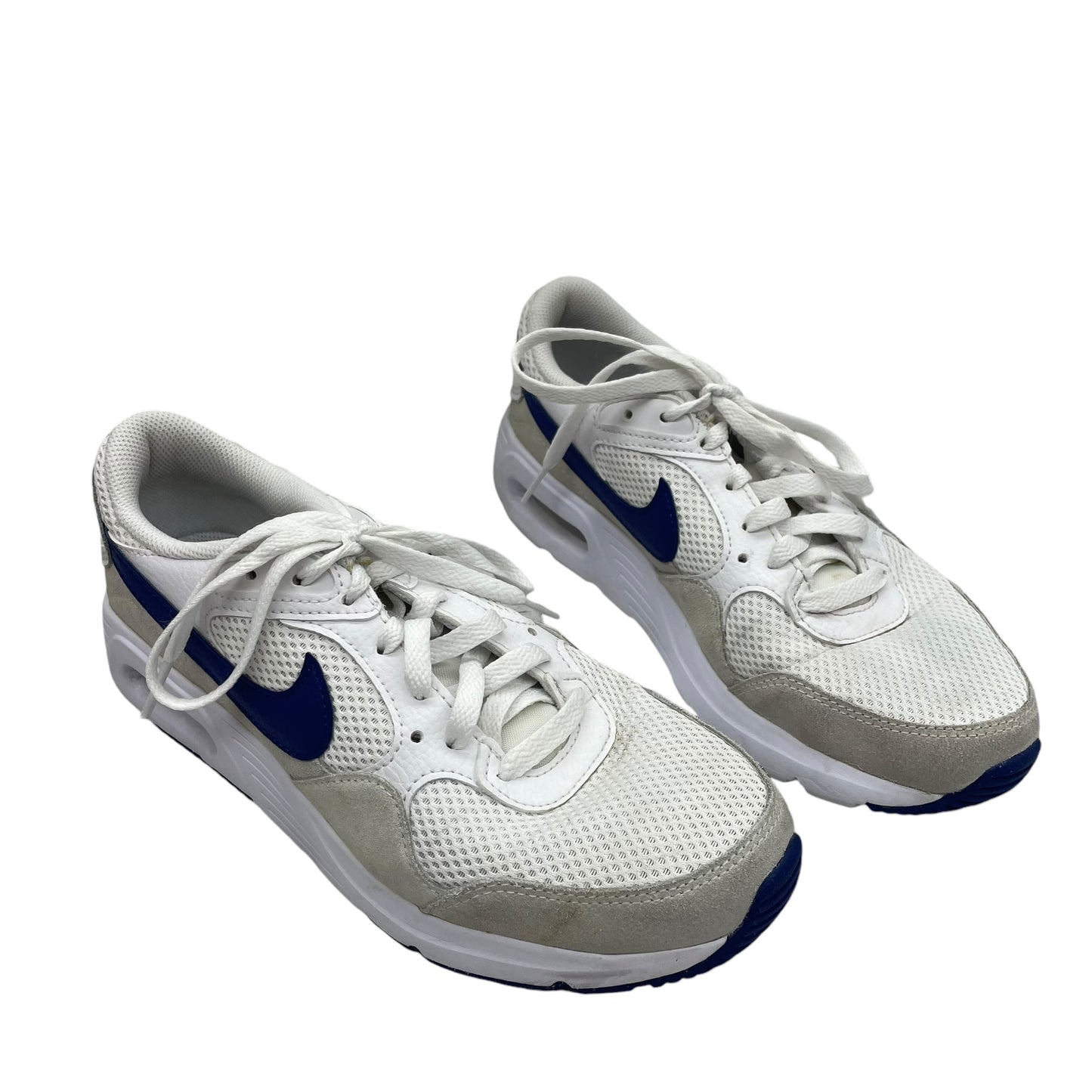 Shoes Sneakers By Nike In Blue & Cream, Size:8.5