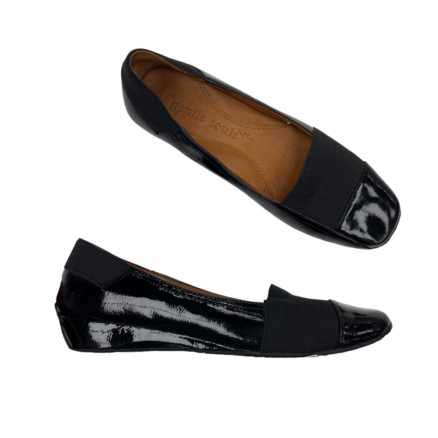 Shoes Flats By Gentle Souls In Black, Size:6.5