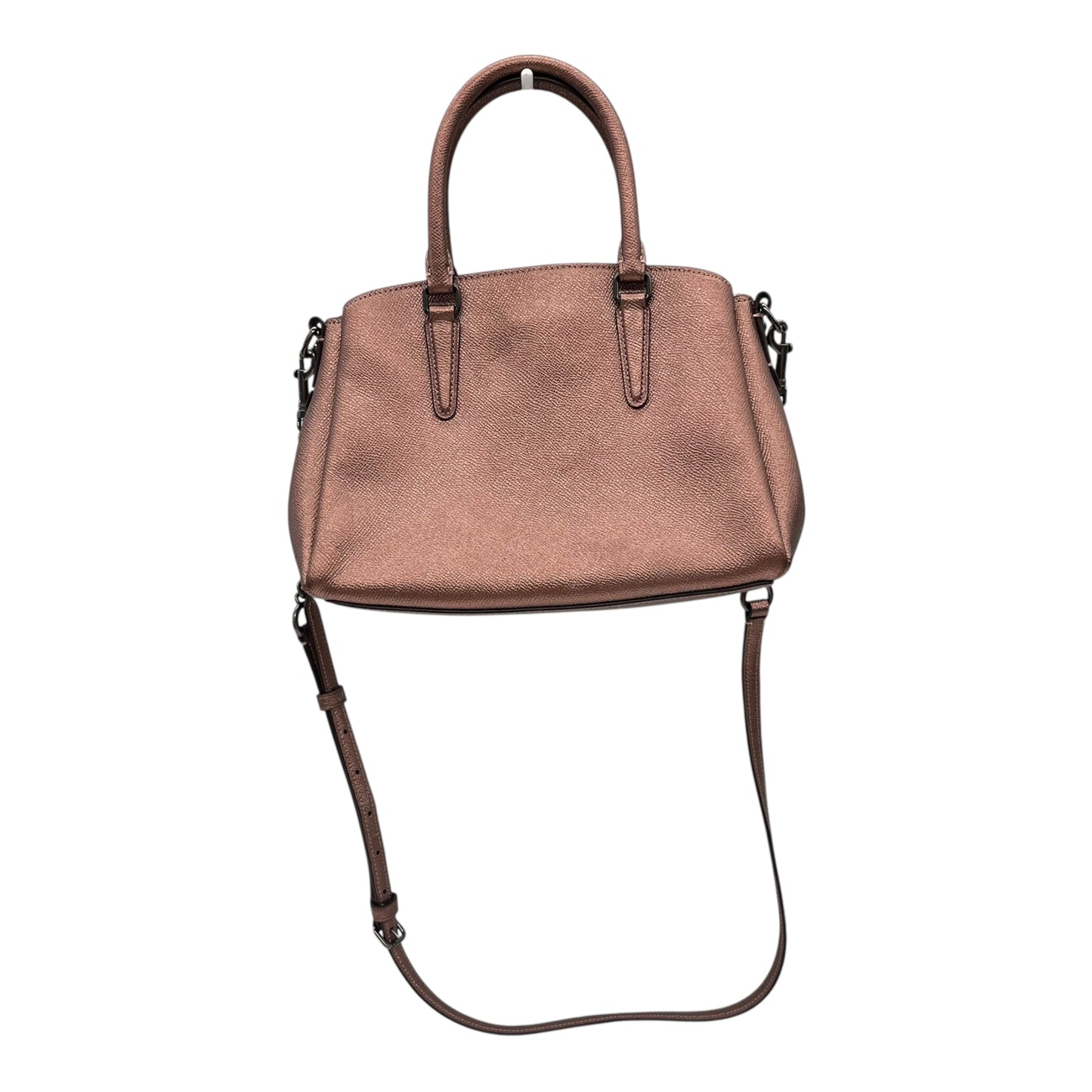 Handbag Designer By Coach In Maroon, Size:Small