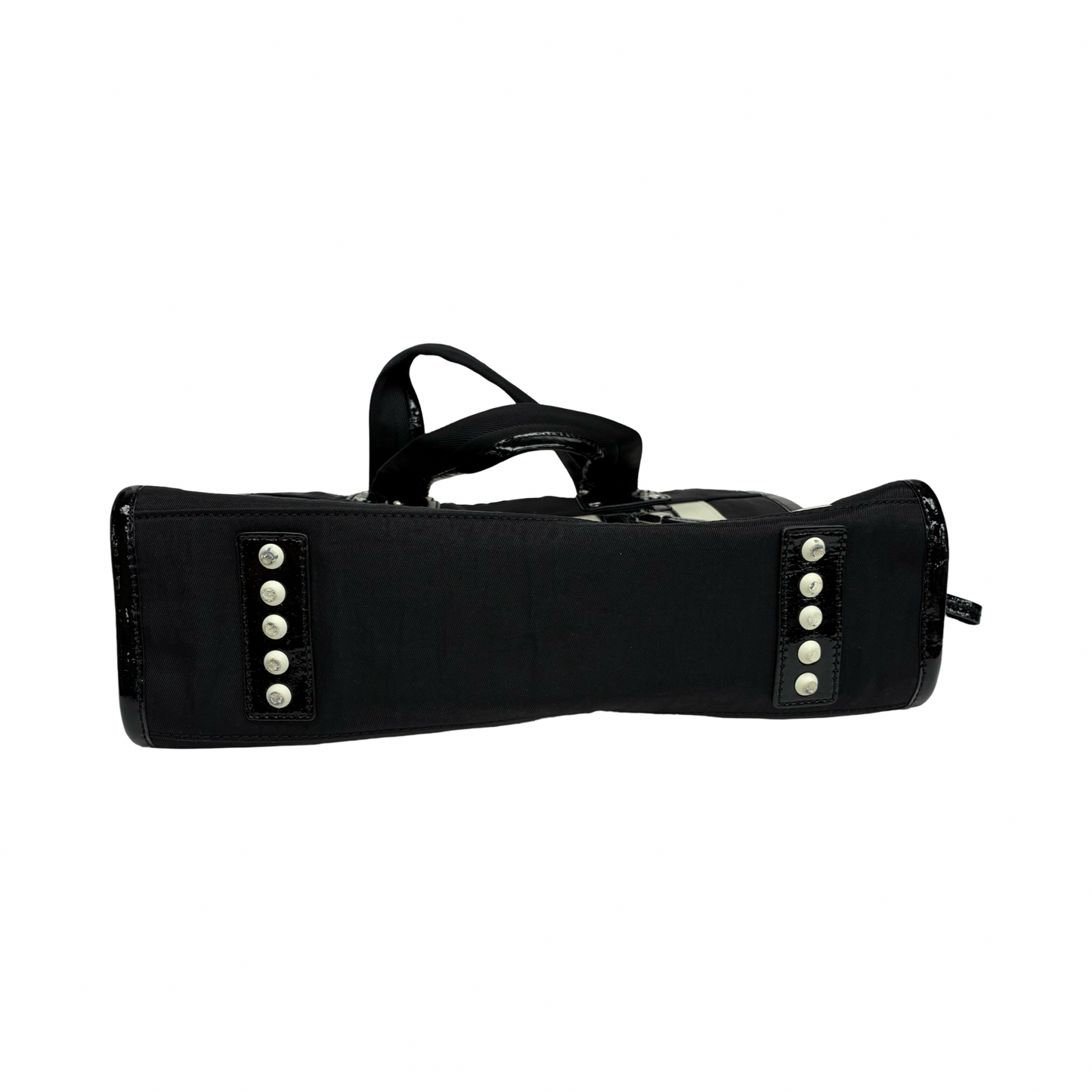 Handbag Designer By Milly In Black & Cream, Size:Medium