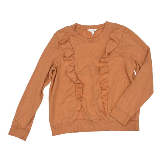 SWEATSHIRT CREWNECK by LC LAUREN CONRAD In PEACH, Size: XL