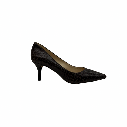 Shoes Heels Stiletto By Nine West In Brown, Size:9