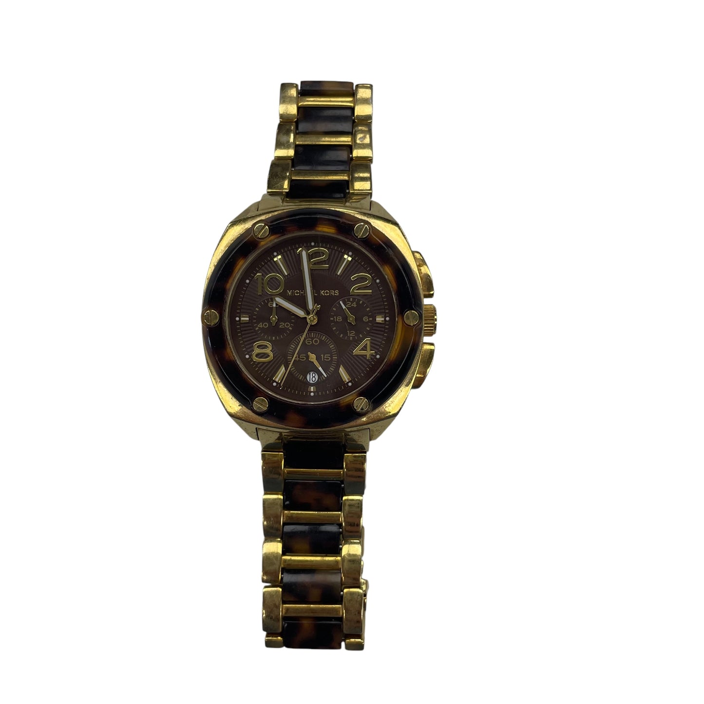 BROWN & GOLD WATCH DESIGNER by MICHAEL KORS