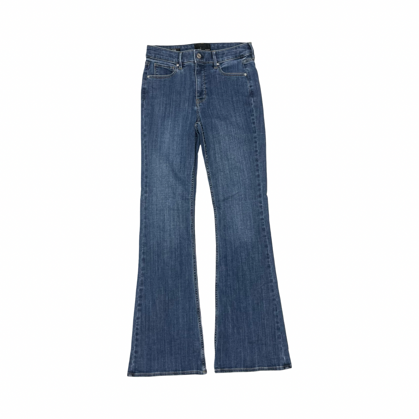 Jeans Flared By White House Black Market In Blue Denim, Size:4L