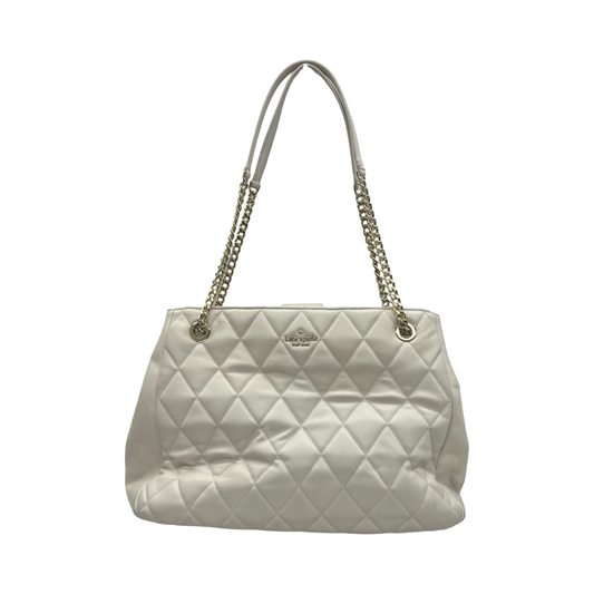 Handbag Designer By Kate Spade In Cream, Size:Medium