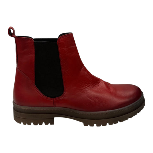 Boots Leather By Miz Mooz In Red, Size:10.5