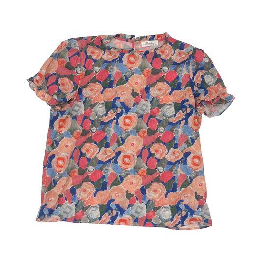 Blouse Ss By Mod In Multi, Size:Xxl