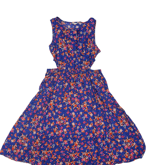 Dress Casual Midi By Beachlunchlounge In Floral Print, Size:Xl
