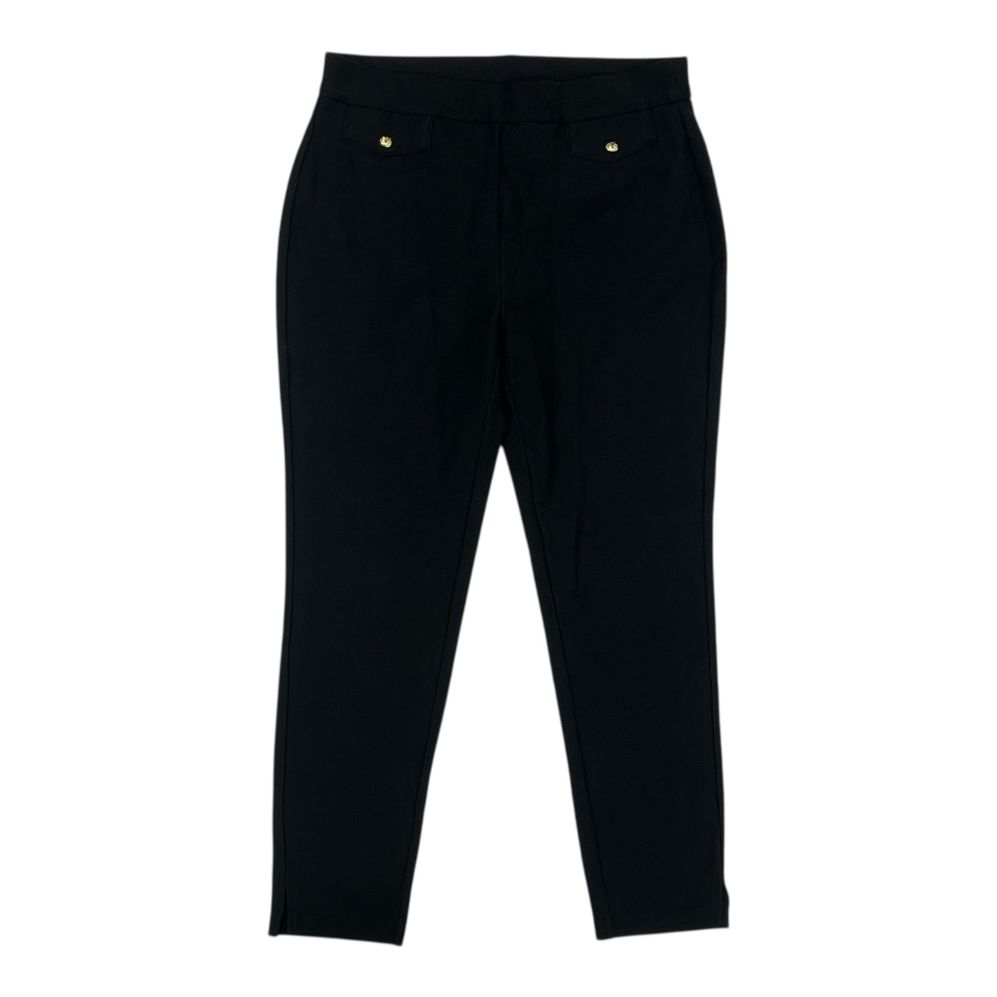 Pants Designer By Michael Kors In Black, Size:L