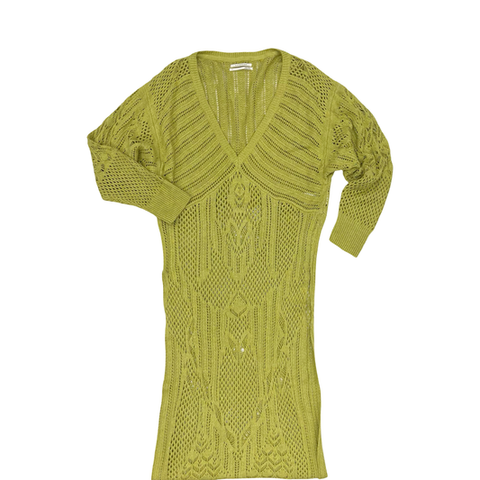 Dress Sweater By Anthropologie In Green, Size:S
