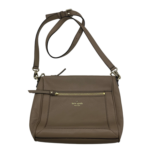 Crossbody Designer By Kate Spade In Tan, Size:Medium