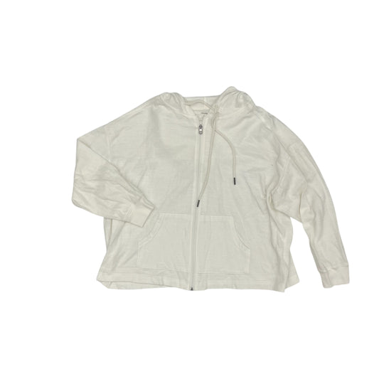 Sweatshirt Hoodie By Maurices In Cream, Size:2X