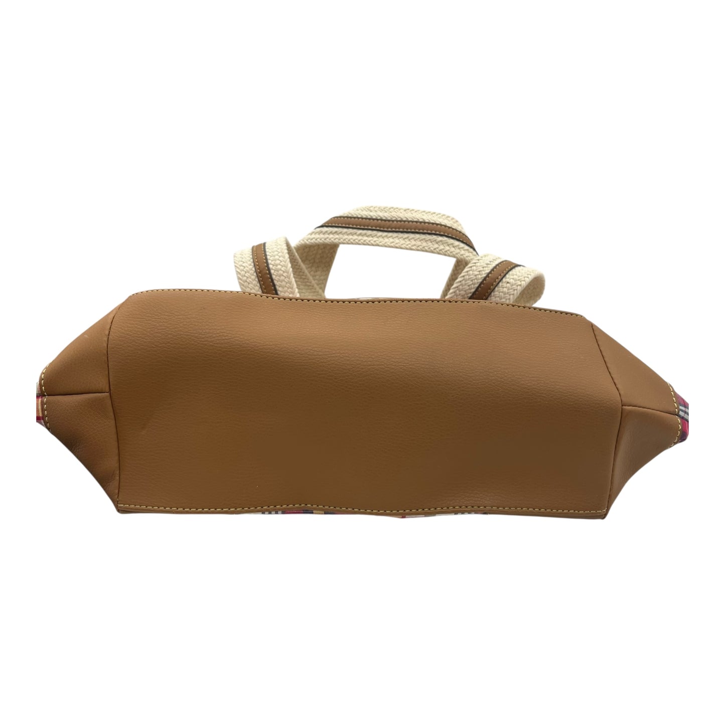 Handbag By American Living In Plaid Pattern, Size:Large