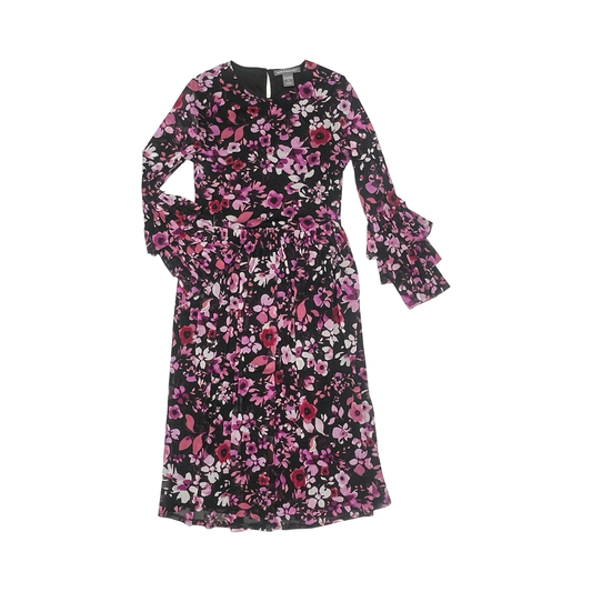 Dress Work By Kate & Mallory In Black & Purple, Size:Xs