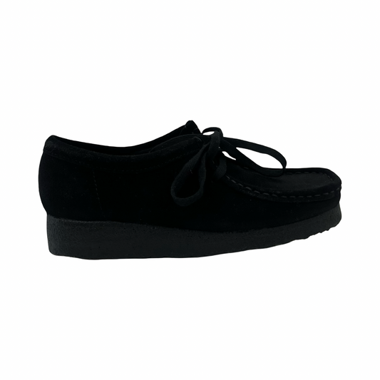 Shoes Flats By Clarks In Black, Size:7.5