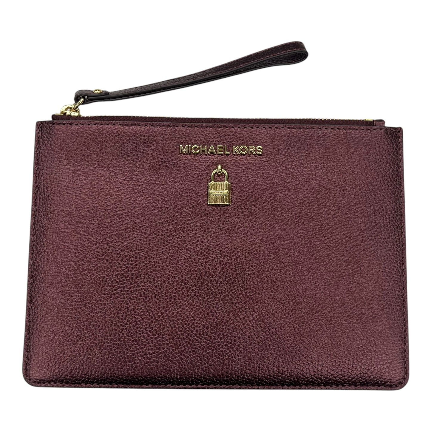 Wristlet Designer By Michael Kors In Maroon, Size:Large