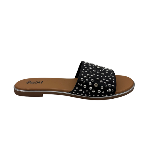 Sandals Flats By Corkys In Black, Size:11