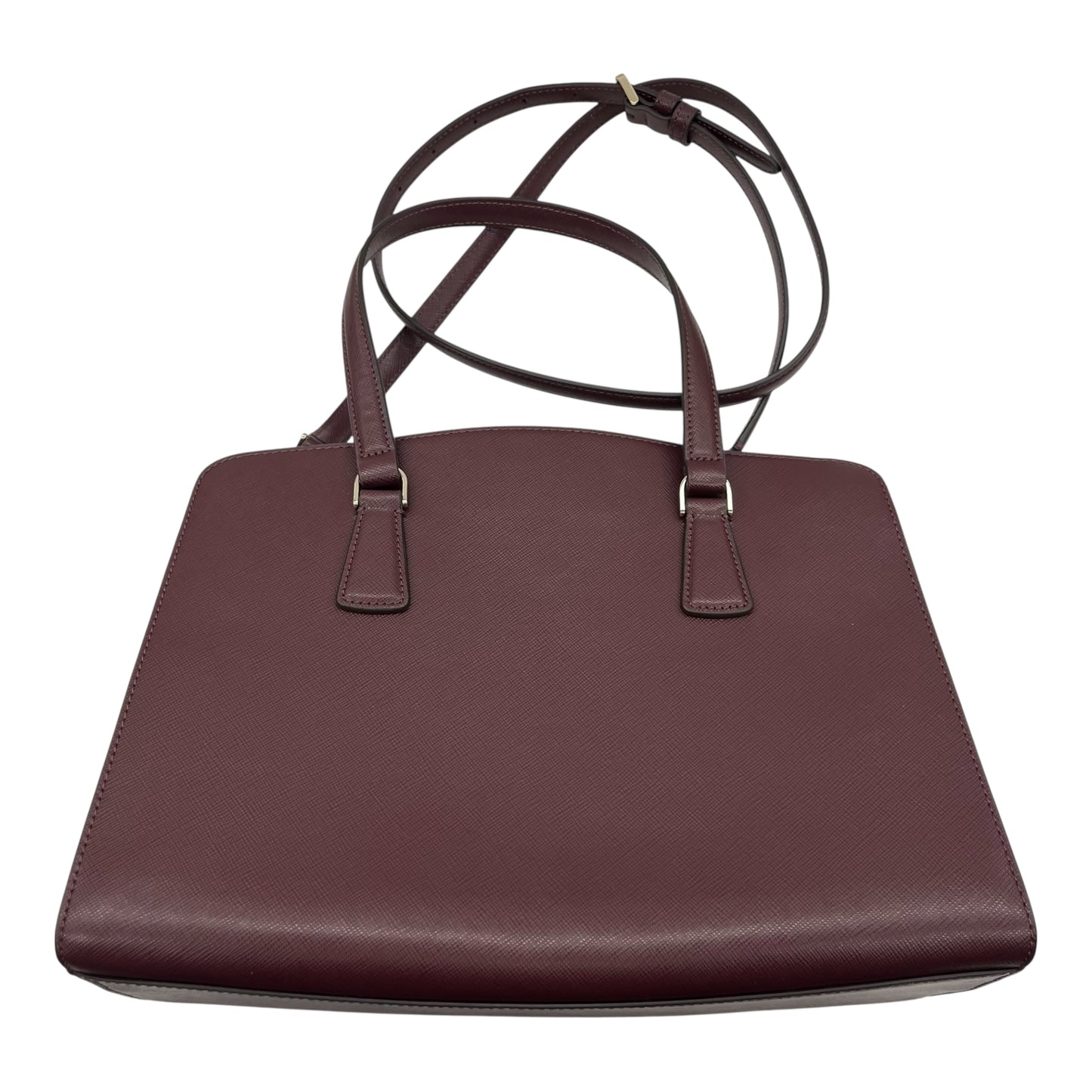 Handbag Designer By Kate Spade In Maroon, Size:Medium