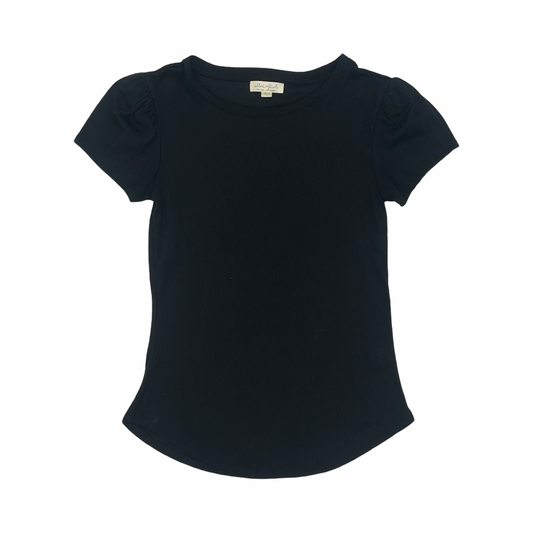 Top Ss By Ultra Flirt In Black, Size:S