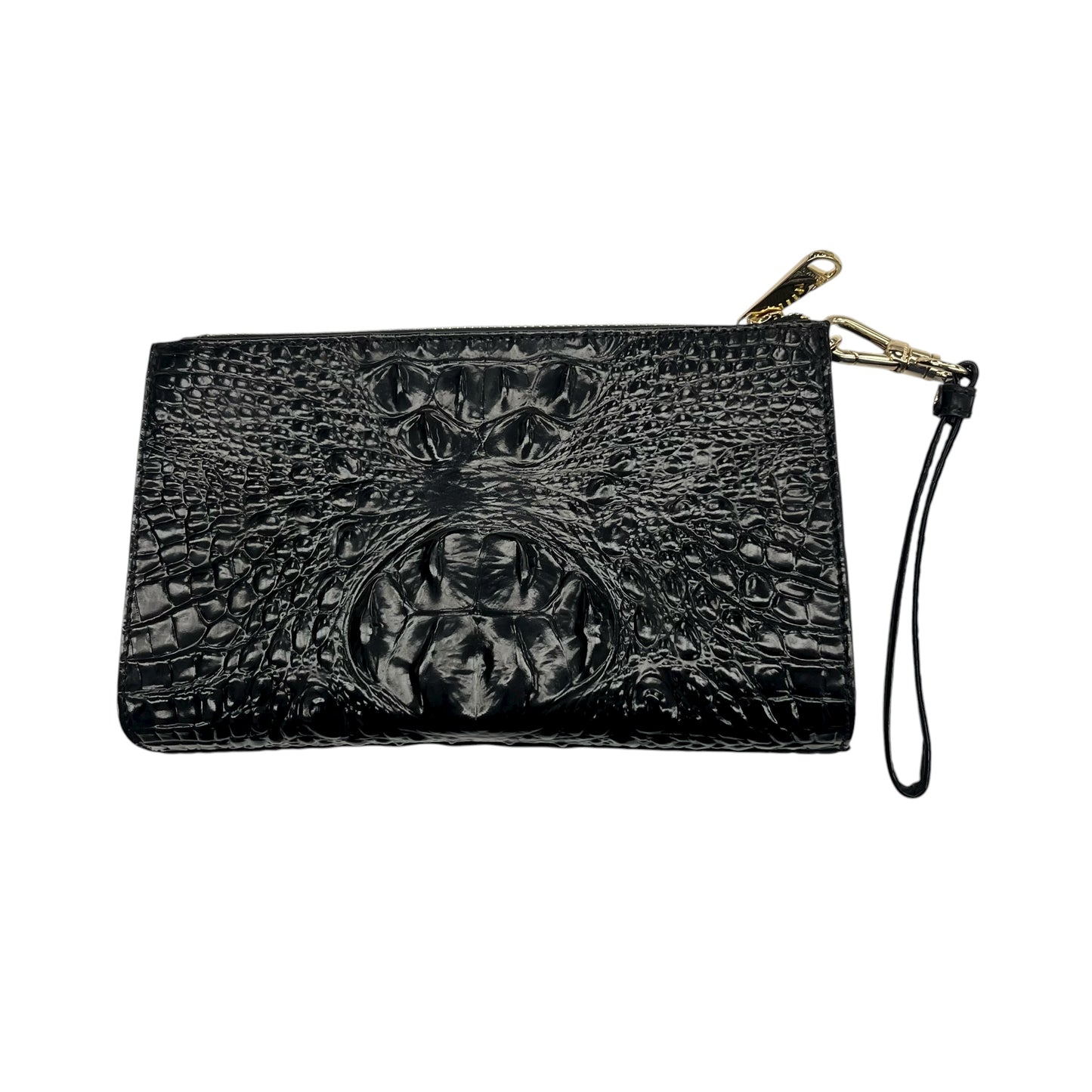 Wristlet Designer By Brahmin In Black, Size:Medium