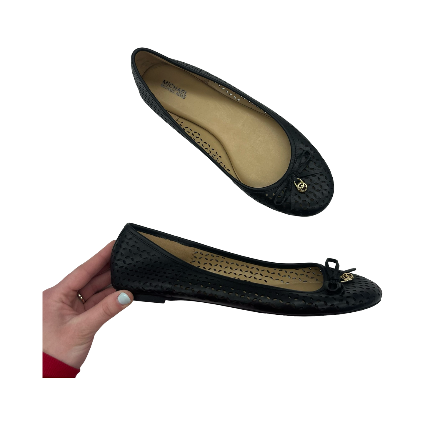 Shoes Designer By Michael Kors In Black, Size:9.5