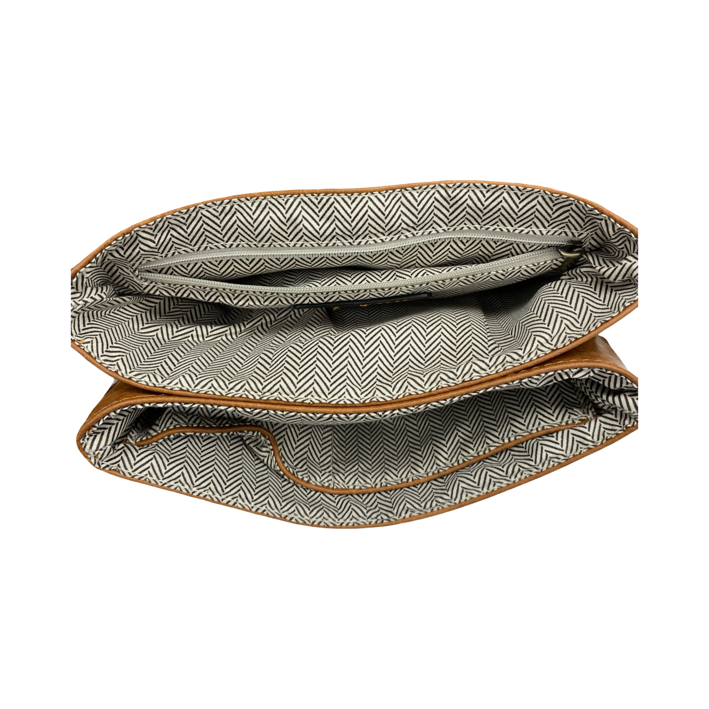 Crossbody By Jen & Co In Brown, Size:Medium