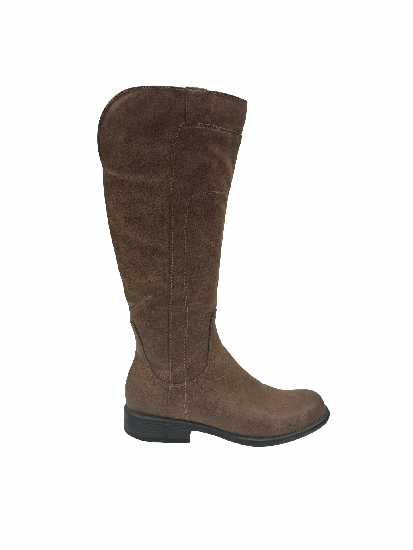 Boots Mid-Calf Heels By Clothes Mentor In Brown, Size:6